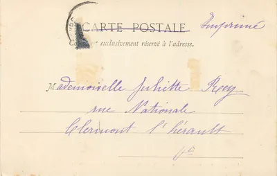 LYON - Krypta Bazyliki N.D. de Fourvière (Dedykowana S. Josephowi) — N.D.F. — Rewers