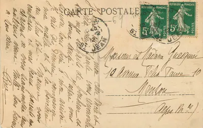 Lione — Saint-Georges e Fourvière — S. Farges, edito a Lione — Verso