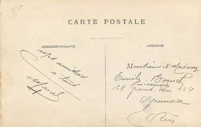LYON — Praça e Catedral de São João — E.R. — Verso