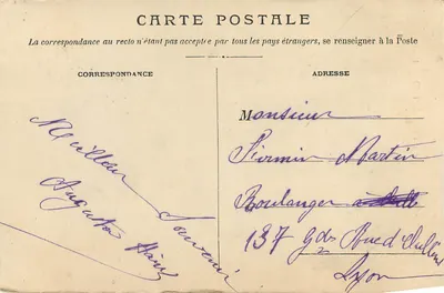 LYON — Binnenkant van het Graf van Castellane — H.D. — Achterkant