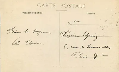 LYON — Place Bellecour i Coteau de Fourvière — E. R. — Rewers