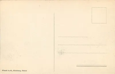 Alp Grüm — vista sobre Cavaglia y Poschiavo — Wehrli A.-G., Kilchberg, Zúrich, n° 8442 — Reverso