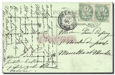 Paris — O Parque Montsouris — A Gruta — LL. — N° 367 — Verso