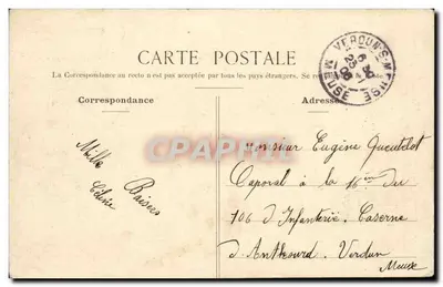 PARIS XIVe arr. — Uma Avenida do Parque de Montsouris — L. Jallet, editor — Verso