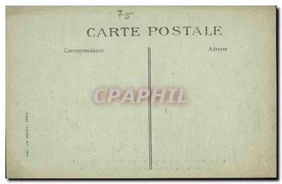 Parijs - Parc Montsouris - Inwendige van het Park en het Monument opgericht voor Kolonel Flatters — Imp. Le Deley, Parijs — Achterkant