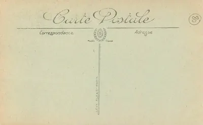 Amiens — De Kathedraal — De Huilende Engel — LL. n°13 — Achterkant