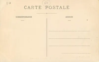 PAU — Il Castello e il Boulevard — Edizioni Galeries Modernes, n°24 — Verso