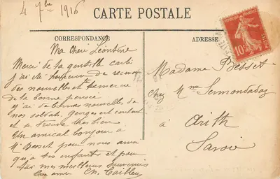 LYON. — Os Pontes sobre o Ródano. — LL. — N° 118 — Verso