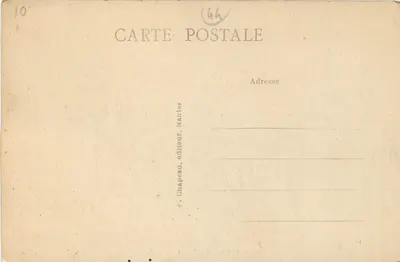 NANTES — O Palácio da Bolsa — editor Chapeau, Nantes, n°18 — Verso