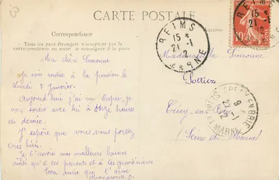 Reims — Les Caves et Boulevard Pommery — Wydanie specjalne Galerii Reimskich nr 134 — Rewers