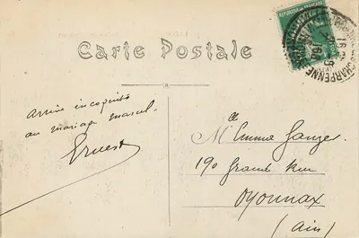 Lyon — Pałac Handlu — Carréer & Saut Déposé — Rewers