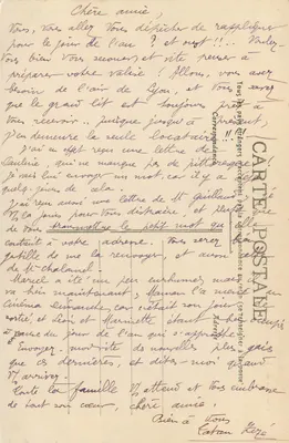 LYON — Pałac Giełdy — Wydawca: H. Pichon, nr 27 — Rewers