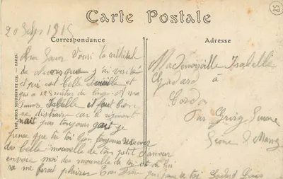 Absydę katedry, Kościół Święty Cyr — Nevers — Lib. Th. Ropiteau, Nevers — Rewers