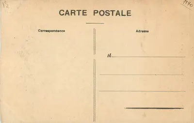 Nevers - De Kathedraal Sint Ciriakus en het Square van het Paleis — F.R. N. n°60 — Achterkant