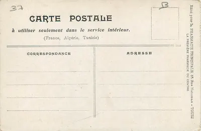 Tours — Katedra — Zbiór La Crème Simon — Rewers