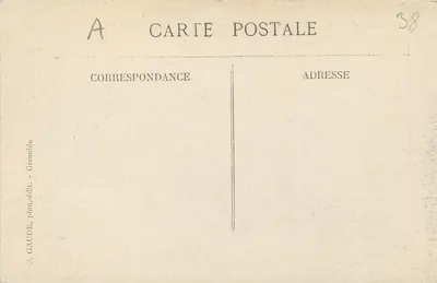 Vizille — A Rampe de Laffrey e a vales da Romanche — GAUDE, Grenoble — Verso