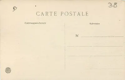 Grenoble — Widok ogólny, strona Cours Berriat i Moucherotte, wys. 1906 m. — B. F., PARIS — Rewers