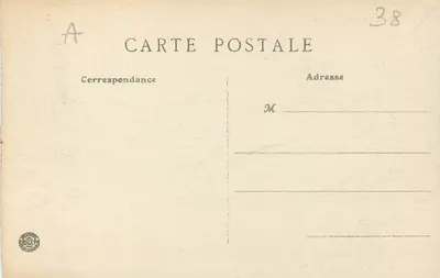 Grenoble — A Praça Victor-Hugo e a Estátua de Berlioz — Os Fortes — B. F., Paris — Verso
