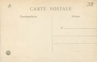 As margens do Isère, a Tronche e o Saint-Eynard (alt. 1354 m.) — Grenoble — B. F., Paris — n° 53 — Verso