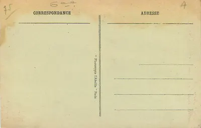 Parigi - I Giardini del Luxembourg — editore 'Phototype L'Abelle' n°241 — Verso
