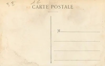 Grenoble — Pejzaż La Tronche, Île Verte i łańcuch Alp — L. P. Grenoble, n° 806 — Rewers