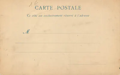 LYON — Uitzicht op Serin en Vaise — Papeterie G. DURAND, Uitgever te Lyon, n°16 — Achterkant