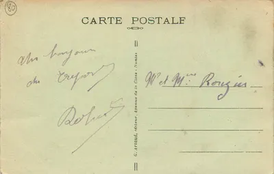 MERS-les-BAINS — As Falésias — G. Arland, editor da Côte - Nantes — Verso