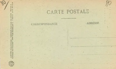 Statua Piotra Ermitego — Amiens — wydawca L. ARON, nr 146 — Rewers