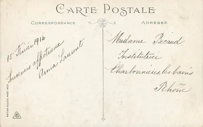 Nice - Ruiny rzymskie w Cimiez — Wydawnictwo Giletta, n°38 — Rewers