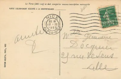 Nice — Wodospad Zamku — Wydawnictwo Gleeta, Nice, nr 39 — Rewers