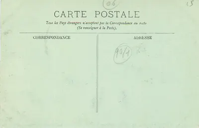 Nice — La Réservé — LL. — Restauracja La Réservé — Rewers