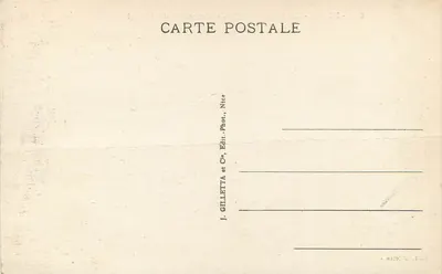 Nice - Rauba-Capeu - Terrasse du Soleil — Éditeur J. Gilletta, n° 68 — Rewers