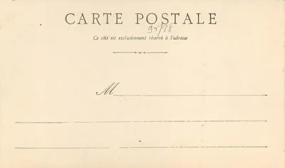 Besançon, Porte Noire — Katedra św. Jana — wydawca nieznany, numer serii nie widoczny — Rewers