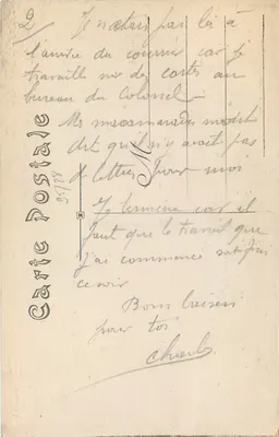 Besançon — Promenade Chamars e Forte Chaudanne — L. Gaillard-Prêtre — Verso