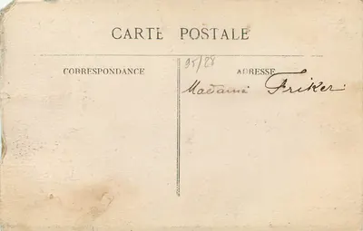 Besançon — Place et Statue Jouffroy — Éditeur : L. Guillard-Préde — Verso