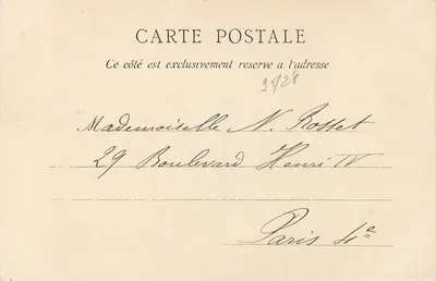 Besançon — Het plein Sint-Jean — Romeinse resten — Teulet, uitgever, Besançon — Achterkant