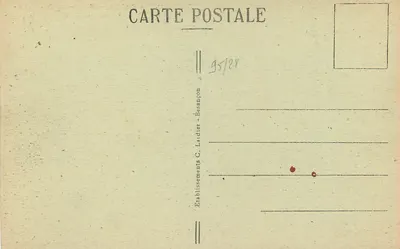 Besançon-les-Bains — Vallei van Casamène, Velotte en la Roche-d'Or — n°101 — Achterkant