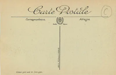 Nevers — A Porta do Croux e sua antiga porta — B.N. 57 — Verso