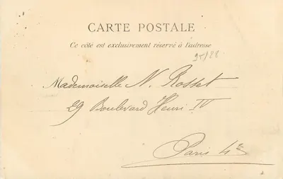 Besançon — Most Canat i forte Chaudanne i Rosemont — Wydawca z Besançon, N° 36 — Rewers