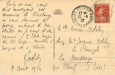 Strasbourg - Justitiepaleis en Kerk van Sint-Pieter de Jonge — Achterkant
