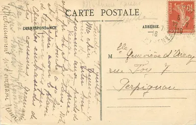 Lourdes — Święte Miejsca Kultu — Wydawca: Lourdes, numer serii nieczytelny — Rewers