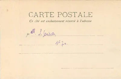 Podstawa Czarnego Lodowca — Le Pelvoux, Mont Salvador Guillemin i Ailefroide — Papeterie des Alpes Eng. Robert, Grenoble — Rewers