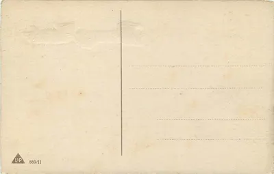 Vila nevada — Bonne Année — J.H.G. — L&P 869/II — Verso