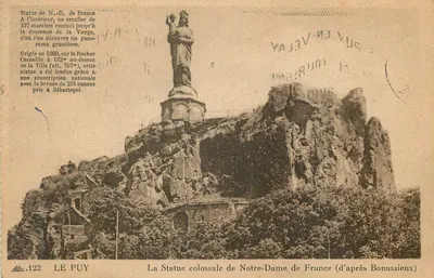 Estátua colossal de Nossa Senhora da França — Le Puy-en-Velay — (d'après Bonassieux) — n°122
