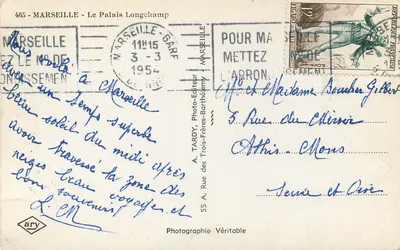 Pałac Longchamp — Marsylia — wydawca Ary — Rewers