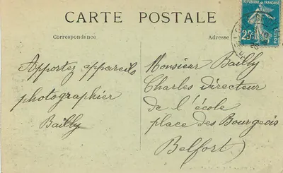 Os Bassins do DOUBS — vista panorâmica — Cl. Simon, editor, Malche Doubs, n°40 — Verso