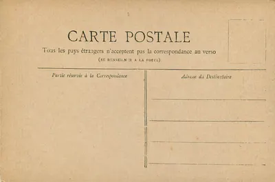 PARIS — O Palácio Bourbon — Coleção Petit Journal — Verso