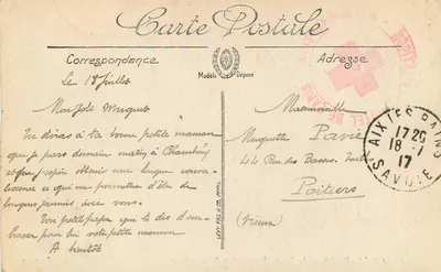 Aix-les-Bains — O Lago do Bourget e a Dente do Gato — SELECTA — Verso