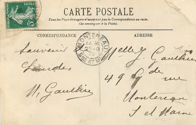 Lourdes — Algemene uitzicht — LL. — Winkels van de Katholieke Bond in Lourdes — Achterkant
