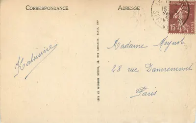 Mers-les-Bains — A Praia, a Falésia — LL. — Verso